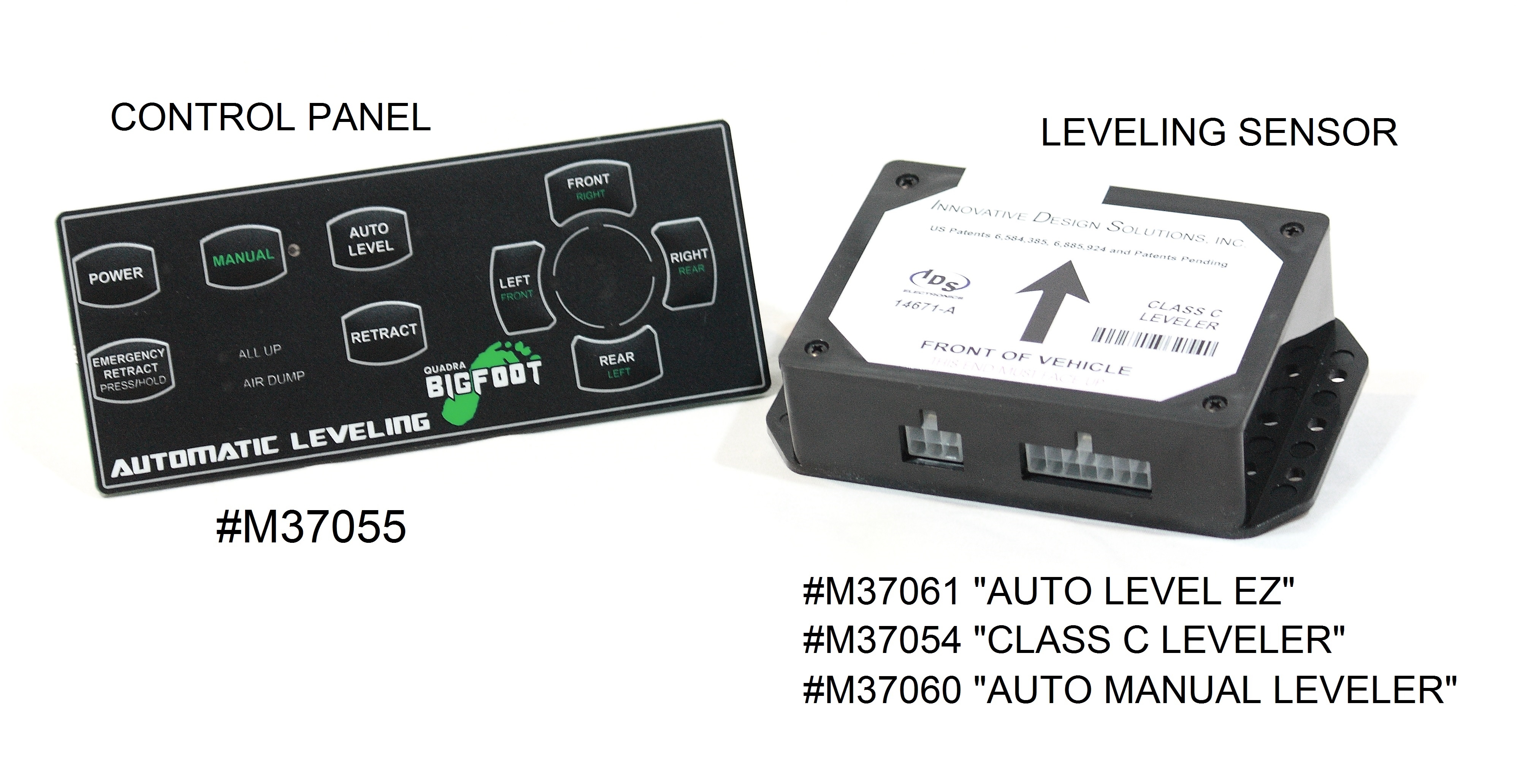 Bigfoot M37525 Class-C Quad Auto Leveling Controls